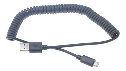 Cable Usb Enrollado Compatible Con Amazon Kindle Oasis/ Fire