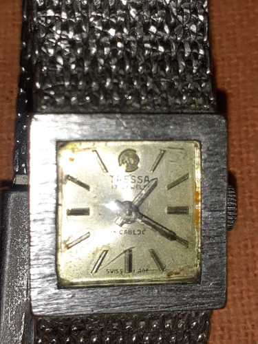 Antiguo Reloj Tressa De Dama