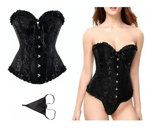 Cinturón Columbia Faja Corsette Victoriano Corset Bordado