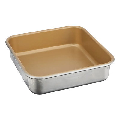 Molde Cuadrado Nordic Ware Aluminio Antiadhere 23cm Queques Y Tortas Crema