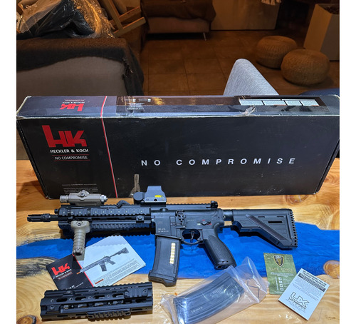 Marcadora De Airsoft Hk 416 Umarex Full Custom Impecable, 