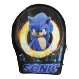 Mochila Erizo The Hedgehog Sonic Backpack Grande Escolar