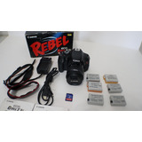  Camara Canon Eos Rebel Kit T3 + Lente Ef-s 18-55mm + Acceso