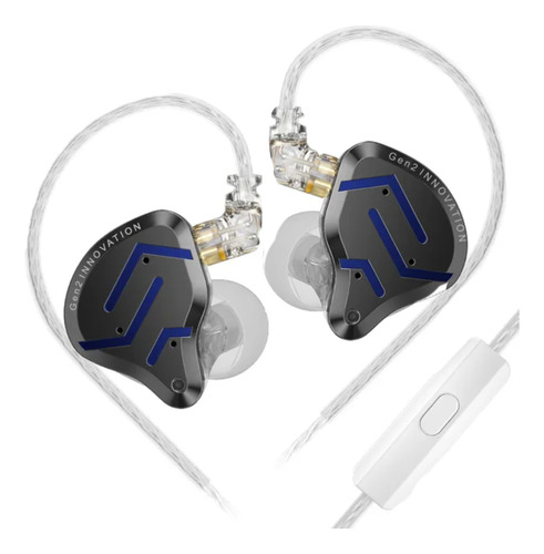 Audífonos In-ear Kz Zsn Pro 2  Originales Hybrido Hifi Mic 