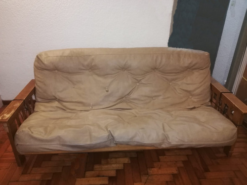 Sillón Futón 3 Cuerpos Con Almohadón 