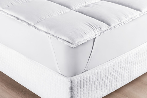 Pillow Top Protetor De Colchão Cama Queen Box Nobless 6cm