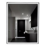 Espejo Rectangular De Lujo 70x90 Cm Para Tocador O Baño