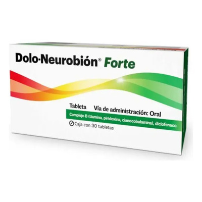 Dolo-neurobion Forte Tableta 1 Mg\u002F50 Mg\u002F50 Mg\u002F50 Mg, 30 Tabletas | Envío gratis