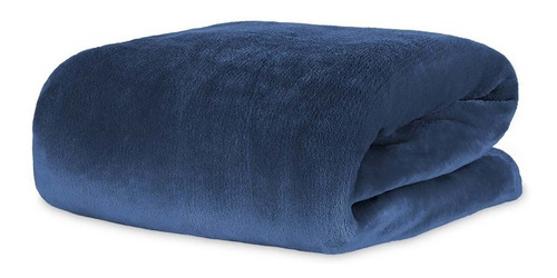 Cobertor Manta Blanket 300g King Blue Night - Kacyumara Cor Azul-escuro Desenho Do Tecido Liso