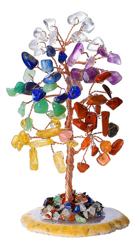 Arbol De Cristal De 7 Chakras, Cristales Naturales, Arbol De