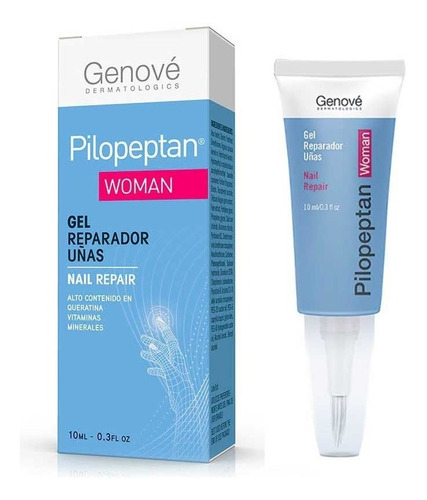 Pilopeptan Woman  Gel Reparador De Uñas 10 Ml Genove 