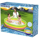 Piscina Infantil Pequena 211 Litros Fundo Inflável Bestway