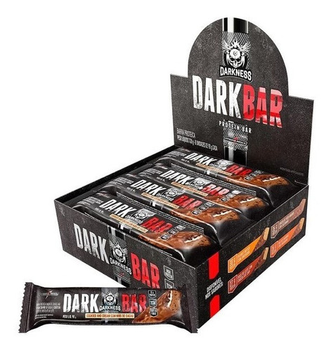 Barra De Proteína - Dark Bar (8 Unidades) - Linha Darkness