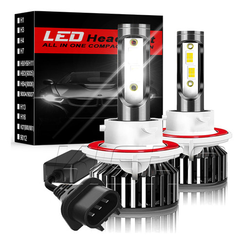 Canbus Kit De Focos Led H13 Para Chevy Luz Alta Y Luz Baja