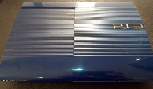 Sony Playstation 3 Super Slim 250gb Standard  Color Azul