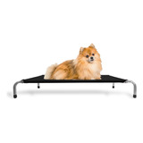 Cama Suspensa Para Cachorro Gato Pet Pequeno 60x40x10 Preto