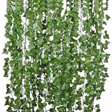 Pack 12 Tiras Planta Artificial Enrredadera 2.1m Decoración