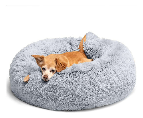 Cama Para Mascotas Medianas, Grande, Acurrucarse, Redonda, E