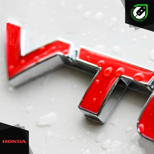 Emblema Vtec Para Honda Civic Accord Odyssey Fit Crv Foto 4