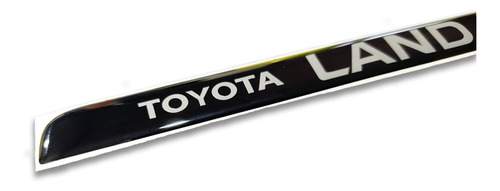 Emblema Platina Resinado Toyota Land Cruiser Burbuja /autana Foto 3