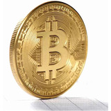 Bitcoins* Moneda De Colección 2pack*plateada-dorada*4cm