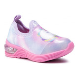 Zapatilla Bibi Led Al Caminar 22/30 Art 1132012 Unicornios 