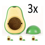 Kit C/ 3 Abacate Lambe Lambe C/ Catnip P/ Gato - Maylon Pet