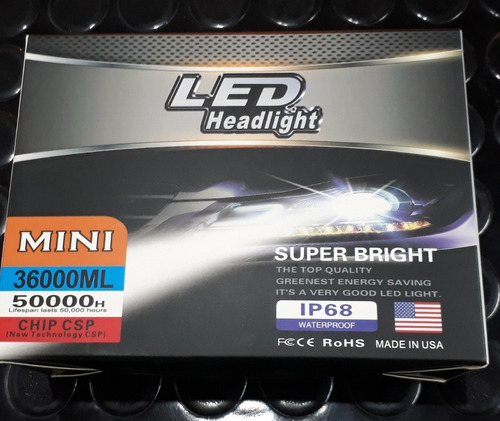 Kit Cree Led H7 Mini 32000lm Led Headlight