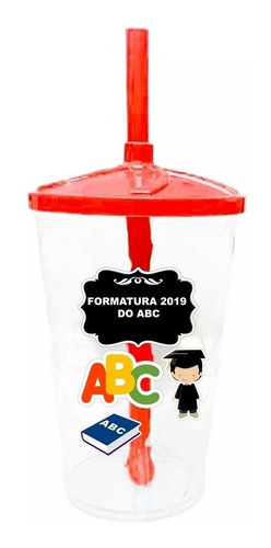 20 Copos Twister 400ml Lembrancinha Personalizada Formatura