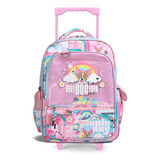 Mochila Infantil Chimola Con Carro Ruedas Perro Cristal 17 