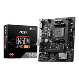 Tarjeta Madre Msi B450m-a Pro Max Ii Amd Am4 Ddr4 Micro Atx