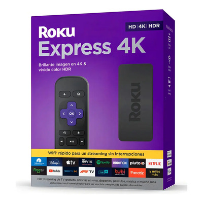 Roku 4k Express 4K 3940 estándar 2ª generación 4K 32MB negro con 512GB de memoria RAM | Envío gratis