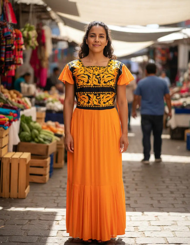 Vestido Istmeño Adriana Mod Vs010