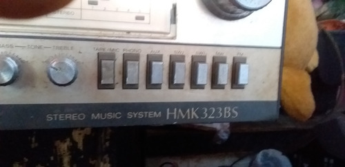 Som Sony Antigo Toca Discos Fitas E Rádio Hmk323bs
