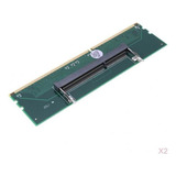 2 Piezas Ddr3 Portátil A Memoria De Escritorio Ram Conector