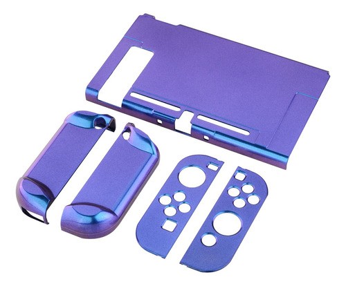 Carcasa Separable Para Nintendo Switch Azul Y Violeta