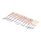 Espátula Paleta Cuchillo 13pcs Pintura Al Óleo De Forma Espe