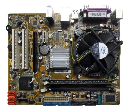 Kit Placa 775 + Dual Core Intel + Memória 4gb Ram + Cooler 