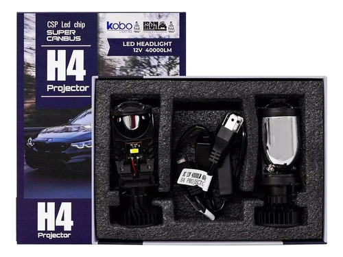 Kit Cree Led H4 Canbus Csp Lupa Proyector Premium Alta Baja