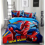 Sábana Ajustable Infantil Diseños Hombre Araña. Plaza Ymedia