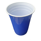 Vaso Plástico Bicolor Grande Azul 16 Oz/500cc 25 Unidades