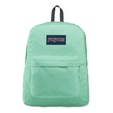 Jansport Mochila Superbreak Plus Fresh Mint 26l Js0a4queew7 Color Verde Claro Diseño De La Tela Liso