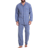 Pijama Longo Xadrez Flanelado Sepie 925