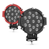 Faro Led Cree Redondo 7 Pulgadas 17 Led 51w Jeep 4x4