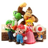 Juguetes Set 6 Figuras Mario Bos Y Sus Amigos 7 Cm Nintendo