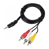 Cable Audio Estereo 3.5 Miniplug A 3 Rca 2 Mts Generico