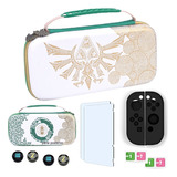 Combo Zelda | Estuche + Protectores + Cristal| Switch & Oled