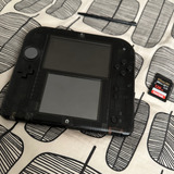 Nintendo 2ds Clear Black + Sandisk Extreme Pro 128 Gb