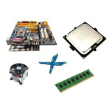 Kit Core 2 Duo + Placa Mãe + Cooler + 2gb Ddr2