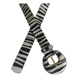 Cintos Couro Legítimo Zebra Moda Feminino Animal Print Onça 